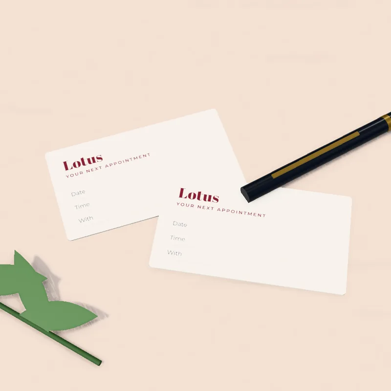 Appointment cards