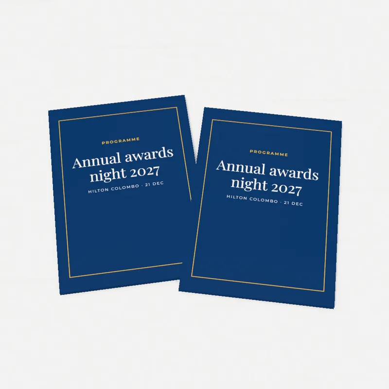 Event programmes