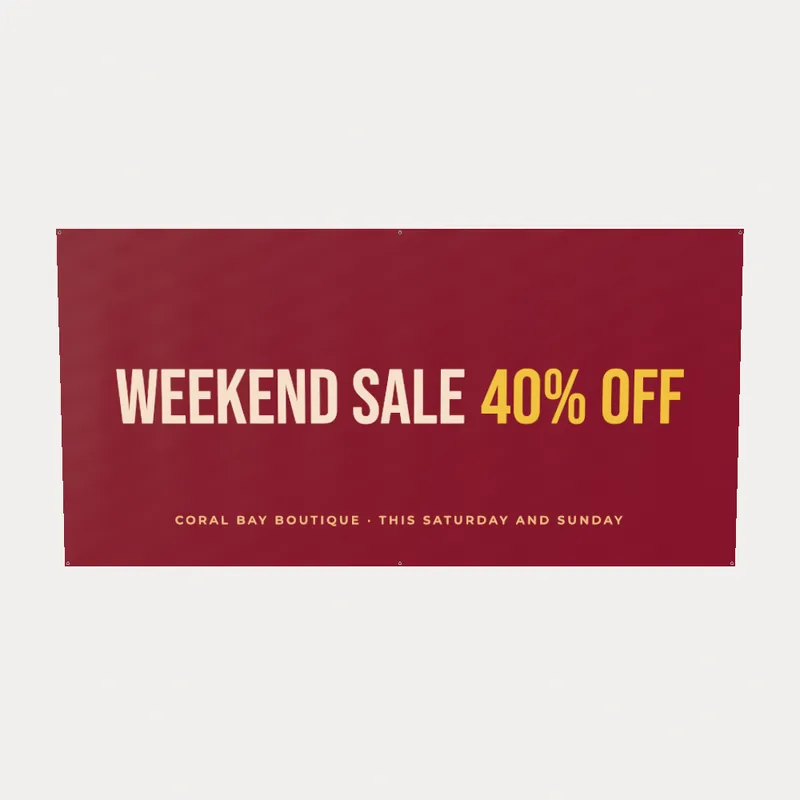 Flex banners