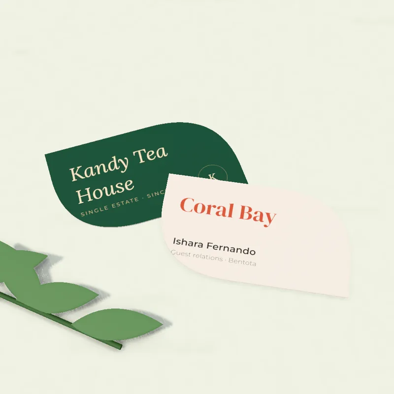 Leaf business cards