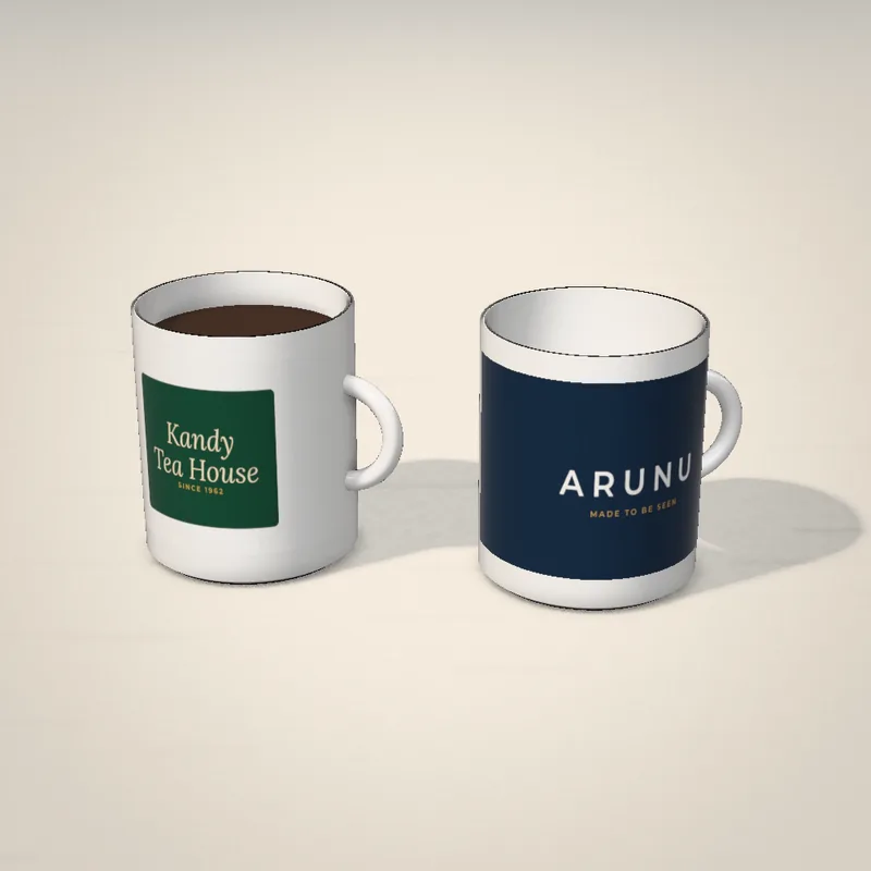 Printed mugs