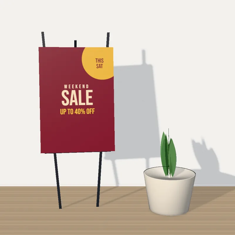 Poster stands