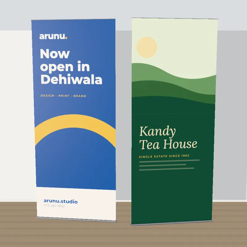 Pull-up banners