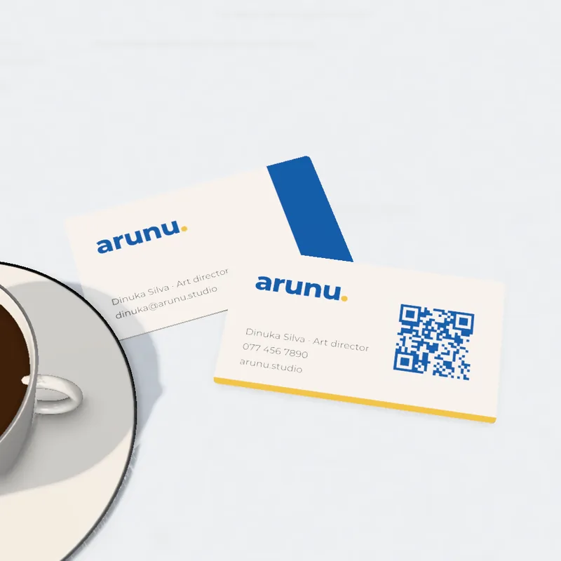 QR code business cards