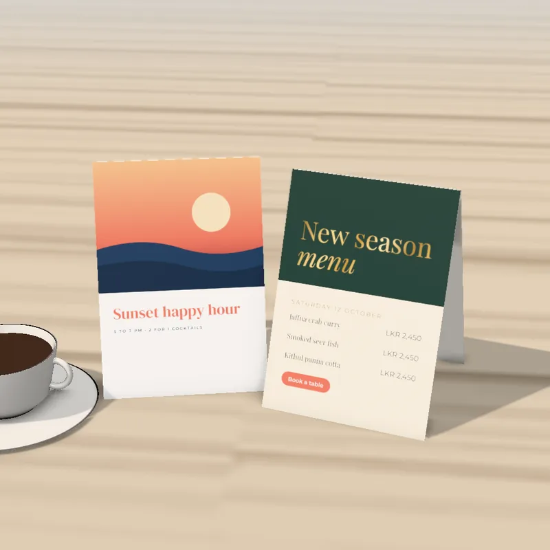 Table tents