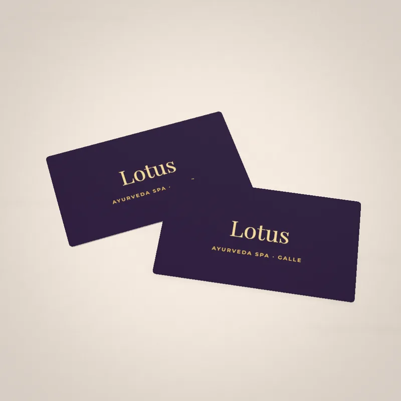 Velvet business cards